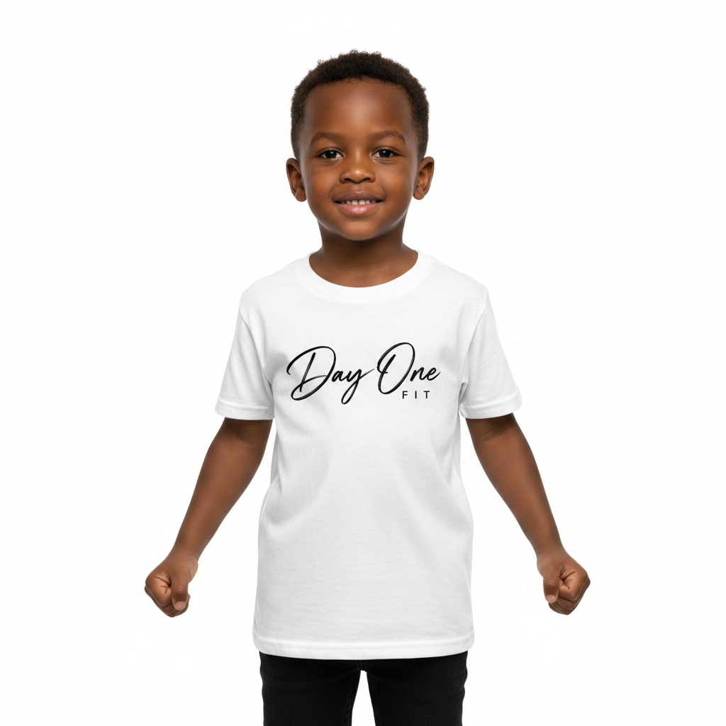 Kids Staple Tee White