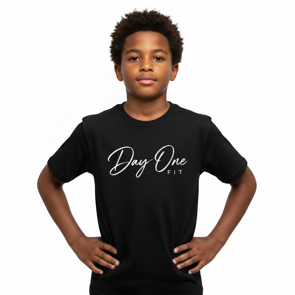 Youth Staple Tee Black Boy