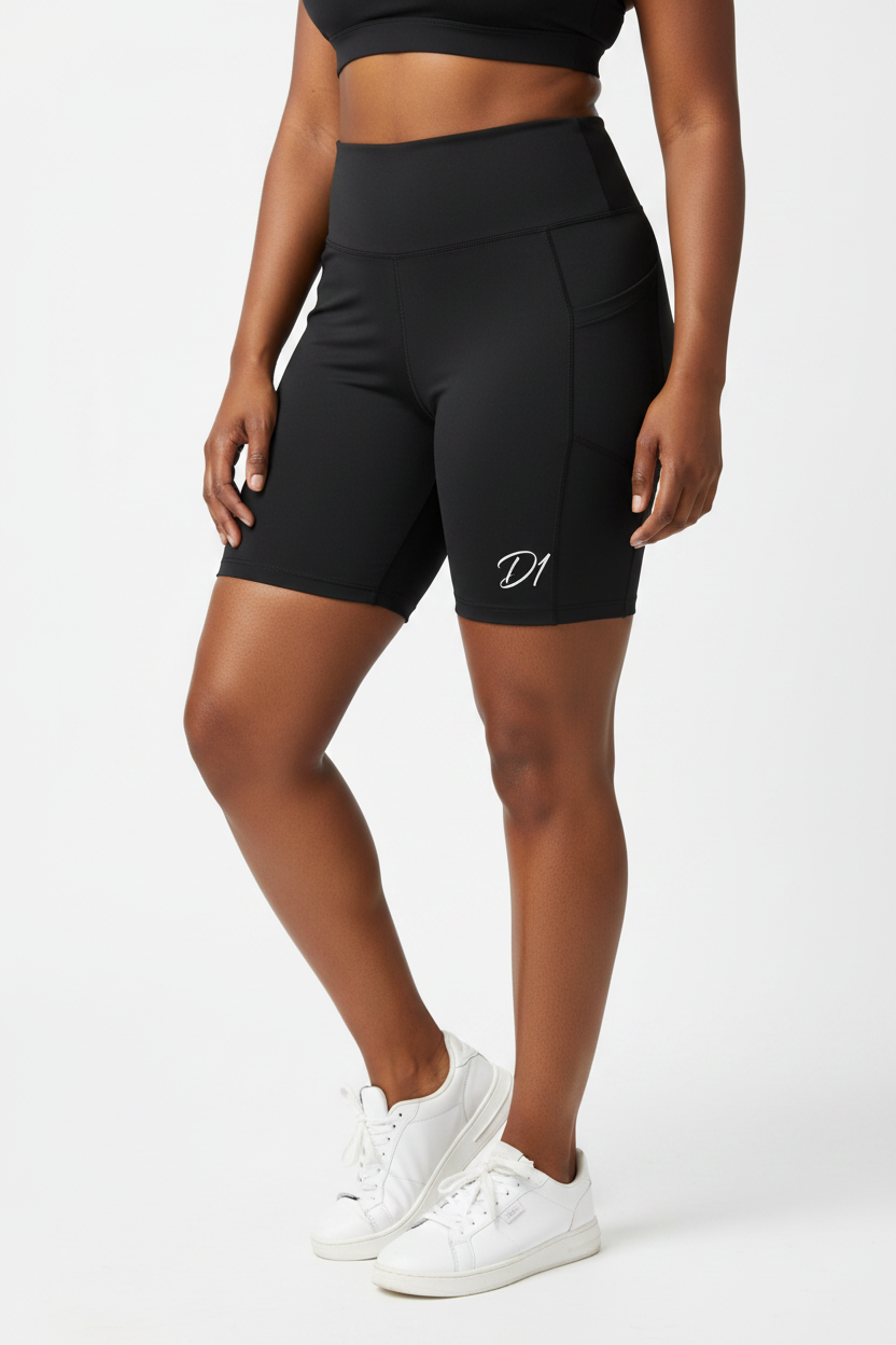 Bike Shorts D1 Logo Plus Size